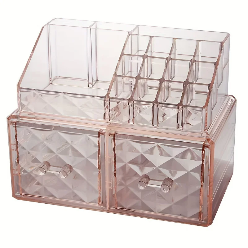 Netroots mit der Kosmetikbox im gleichen Stil, transparente Staub-Desktop-Schublade, Make-up-Box