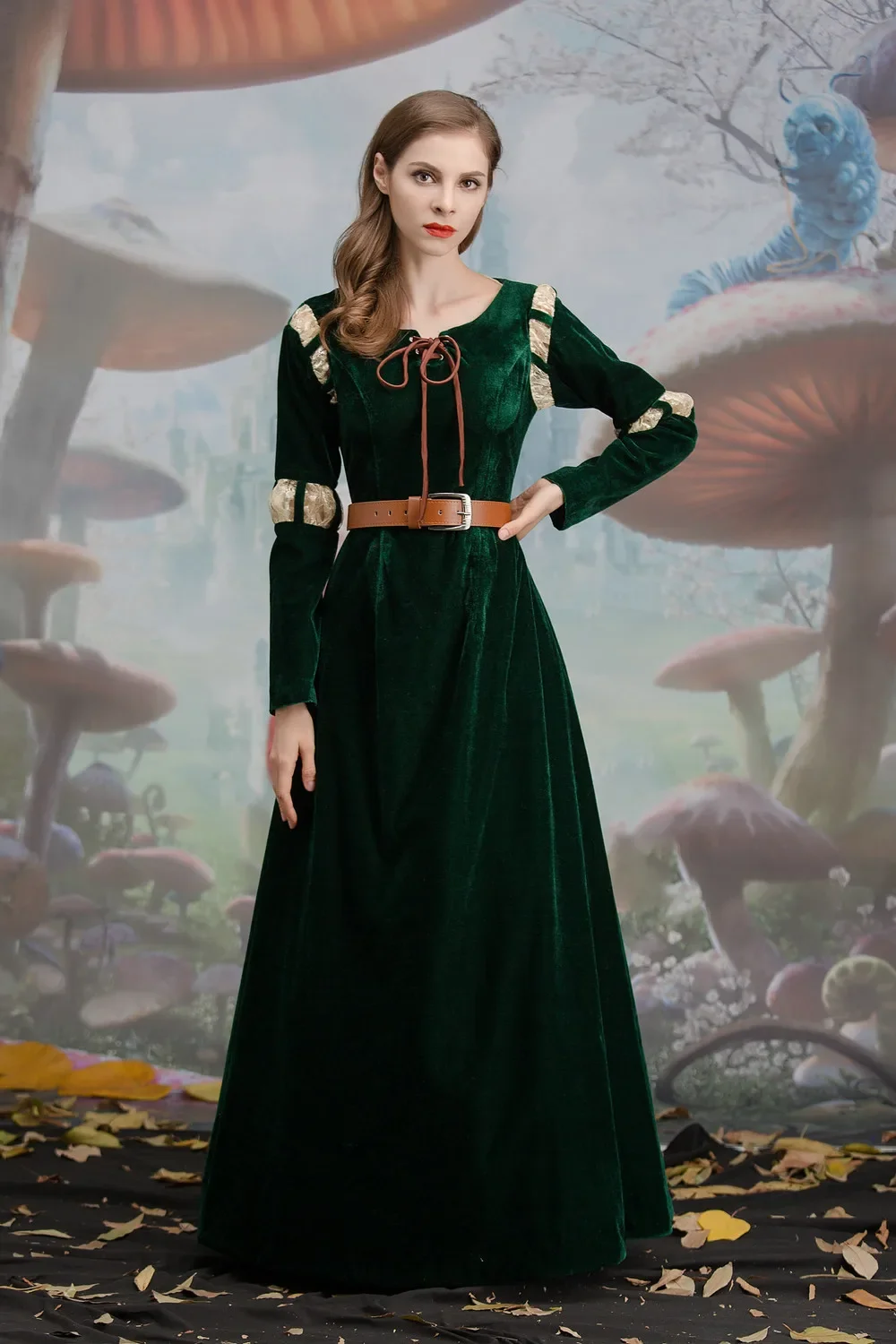 Brave Princess Halloween Costumes for Merida Movie Cosplay Princess Dress for Party Carnival