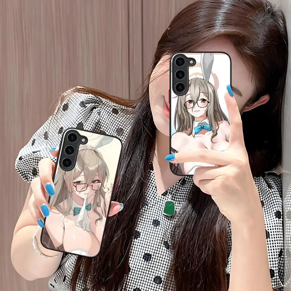 Blue Archive Akane Phone Case for Samsung Galaxy S26 S25 S24 S23 S22 S21 Plus FE Ultra Skin Feel Shockproof Cover