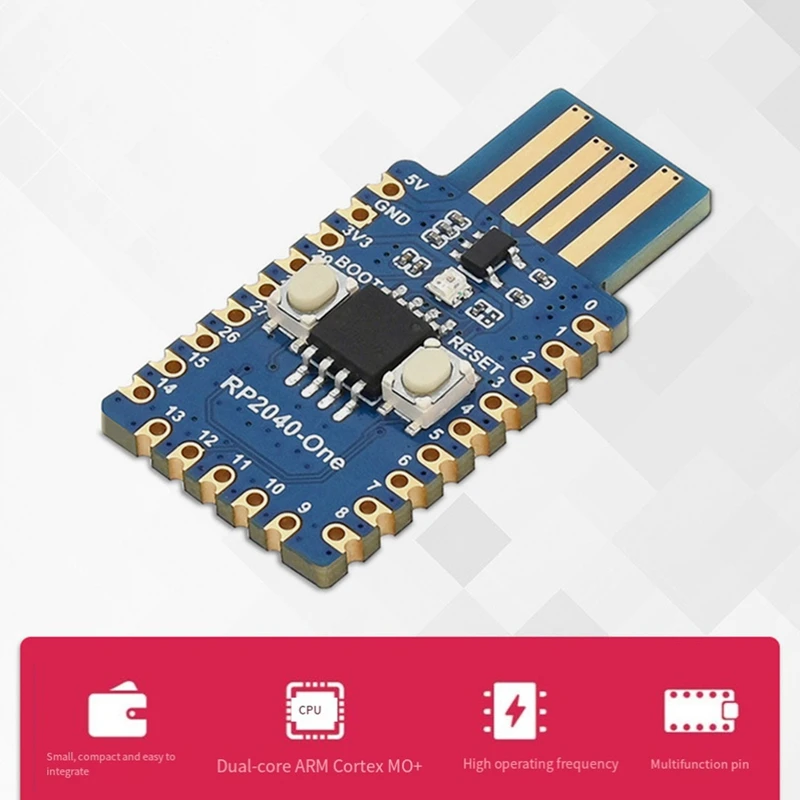 For Raspberry Pi Pico 2 RP2350 One Mini Board Type-A RP2350A RP2350-One