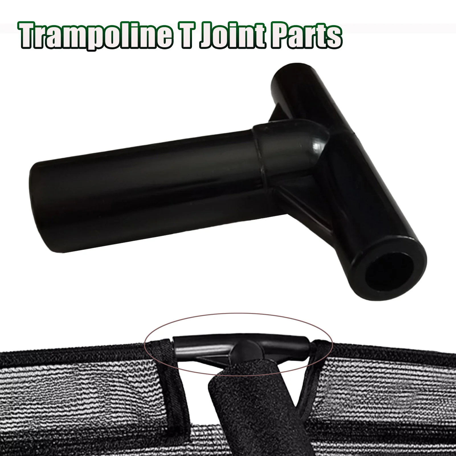 Trampoline T-type pipe sleeve Enclosure Replacement Tube Quick Connect Pole Caps Thicken Durable Expansion Fittings Tube