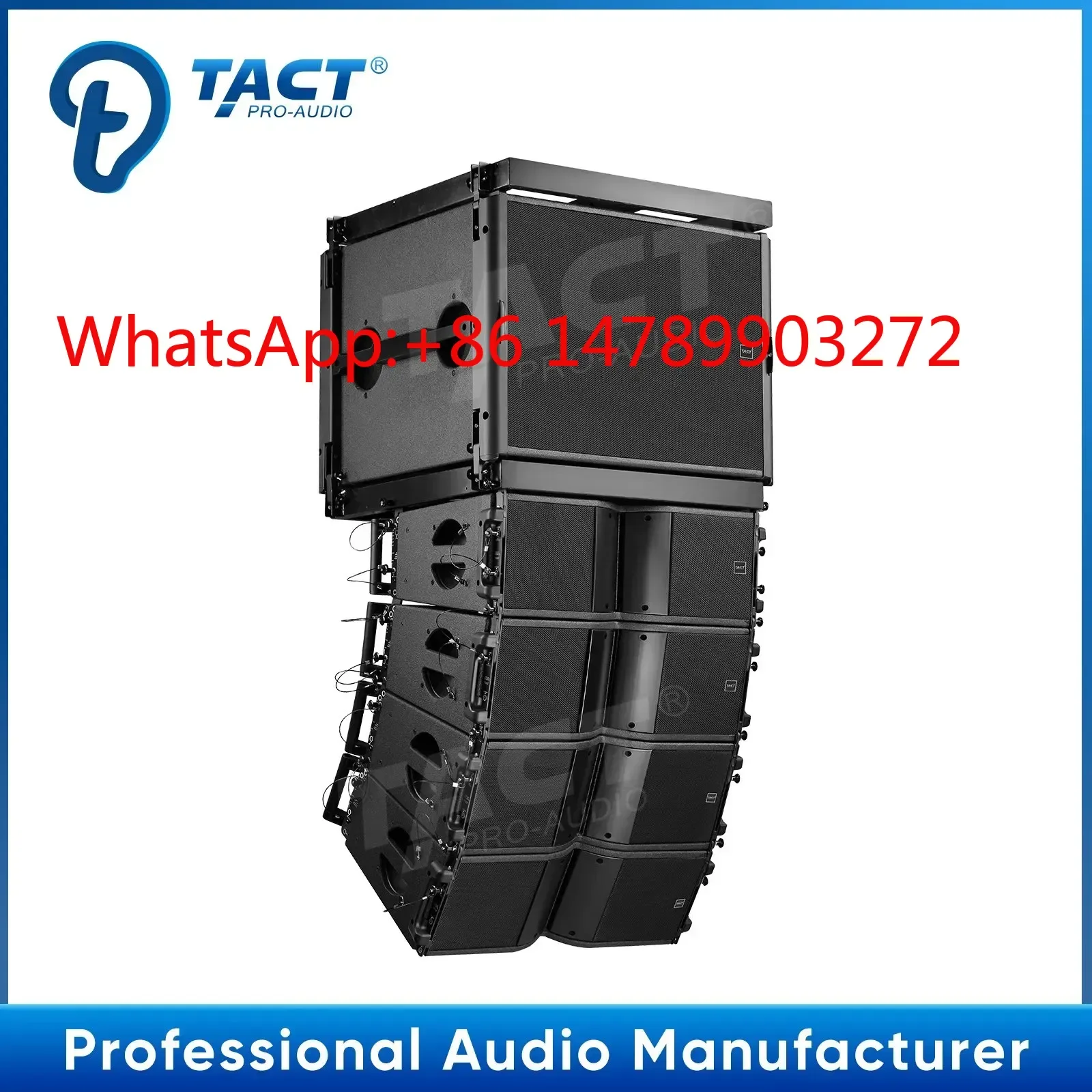 

Tact Double 10" Waterproof Line Array PRO Audio Speaker System for Outdoor
