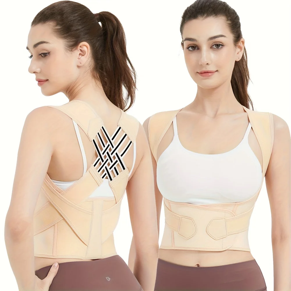 Dropshipping Back Posture Corrector Brace for Women breathable Back Posture Correction back support belt shoulder students kid