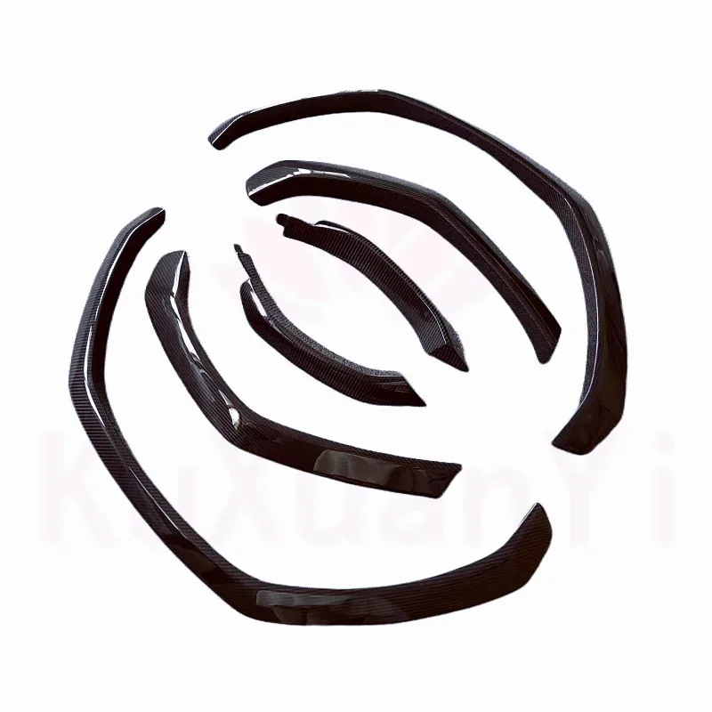 

Urus Style Carbon Fiber Wheel Eyebrow Six-piece Body Kit Front bar Side Skirt Rear Diffuser