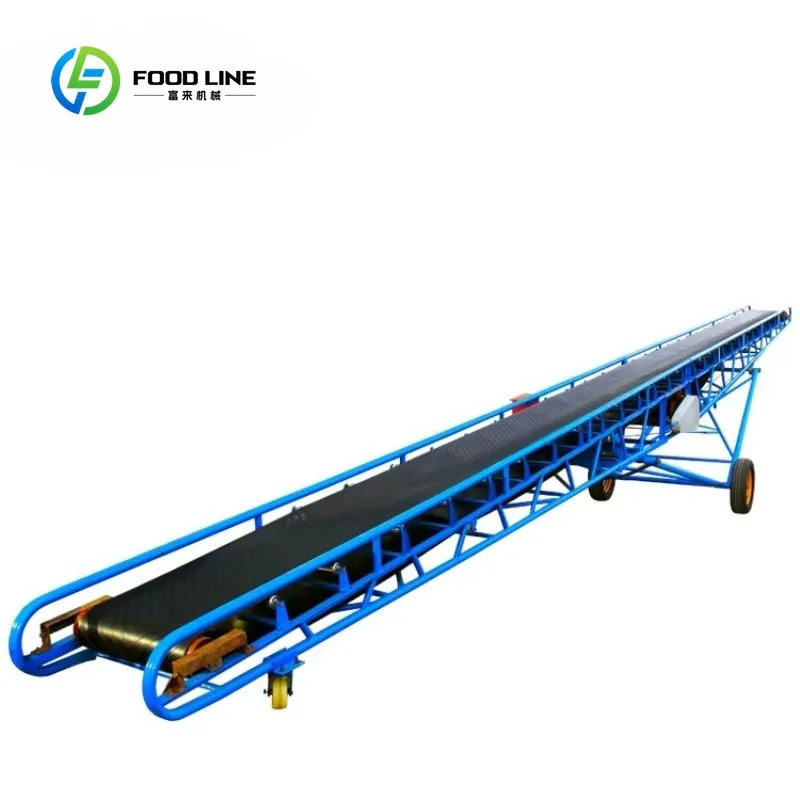 Best Price Adjustable Height Coffee Bag Sugar Belt Conveyor for Food Factory