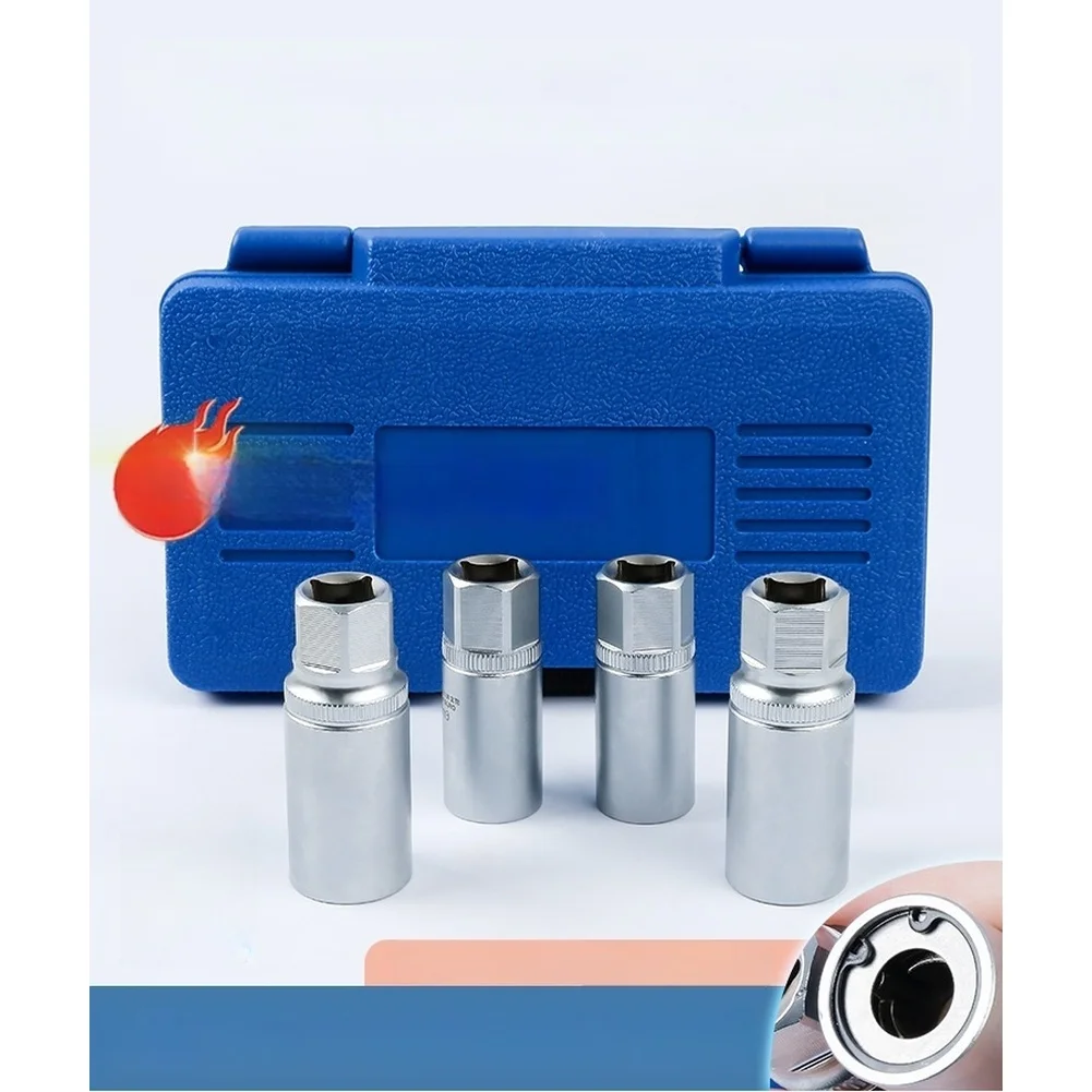 

1 Set Car Bolt Extractor Disassembly And Assembly Tools 6mm-12mm 1/2" Square Drive Broken Head Screw/headless Bolt Extractor