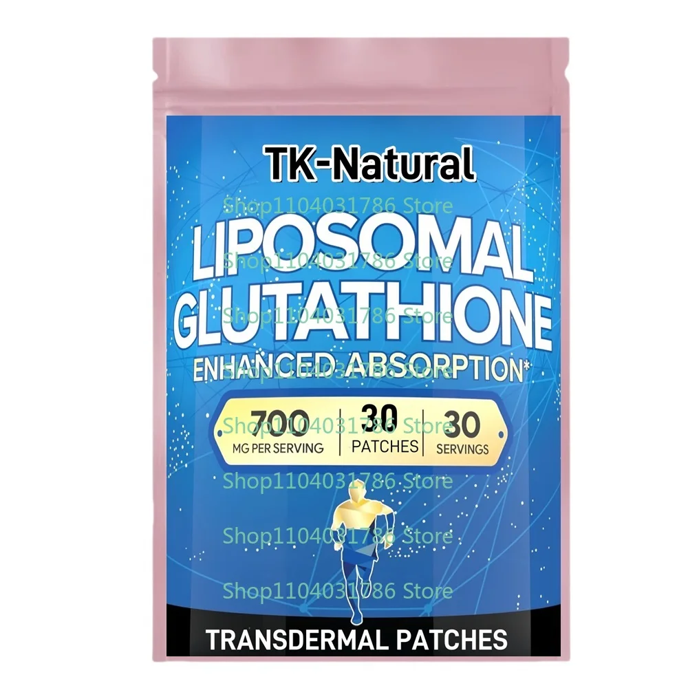 

30 Patches Liposomal Glutathione Transdermal Patches - Cell Protection, Cleansing, Liver, Brain, and Defenses
