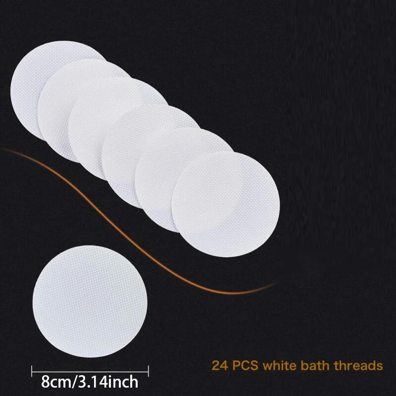 24Pcs Transparent Bath Showers Anti Slip Strips For Bathroom Kitchen Living Room Carpet Safety Non-Slip Strip Floor Sticker