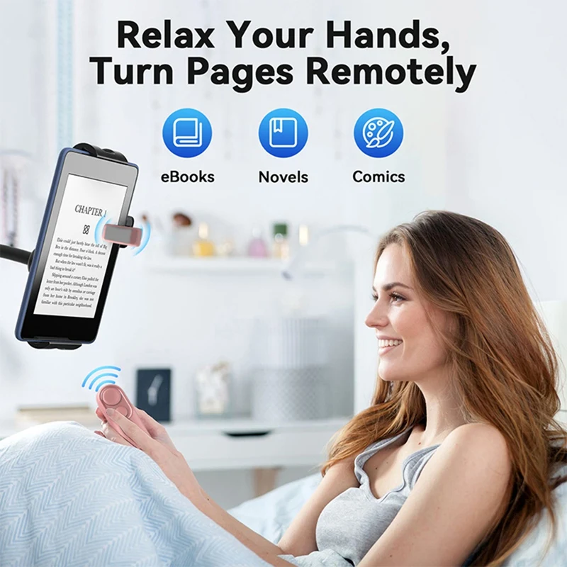 Remote Control Page Turner Page Turner Clicker Phone Camera Video Record Remote Triggers Clicker Page Turner For Kindle