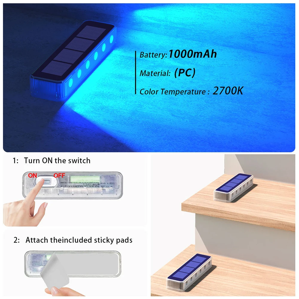 Lampu Dek Surya Luar Ruangan L - Outdoor Lighting On Stairs ulasan dan harga