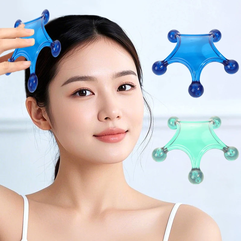 

Handheld Deep Tissue Massager 5-Ball Acupressure Tool for Gentle Self-Massage and Targeted Pressure Point Relief