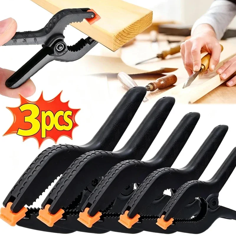Woodworking Fixing Clip Adjustable Plastic Spring Clamp DIY Craft Photography Background Photo Hanging Clips Laundry Drying Pegs