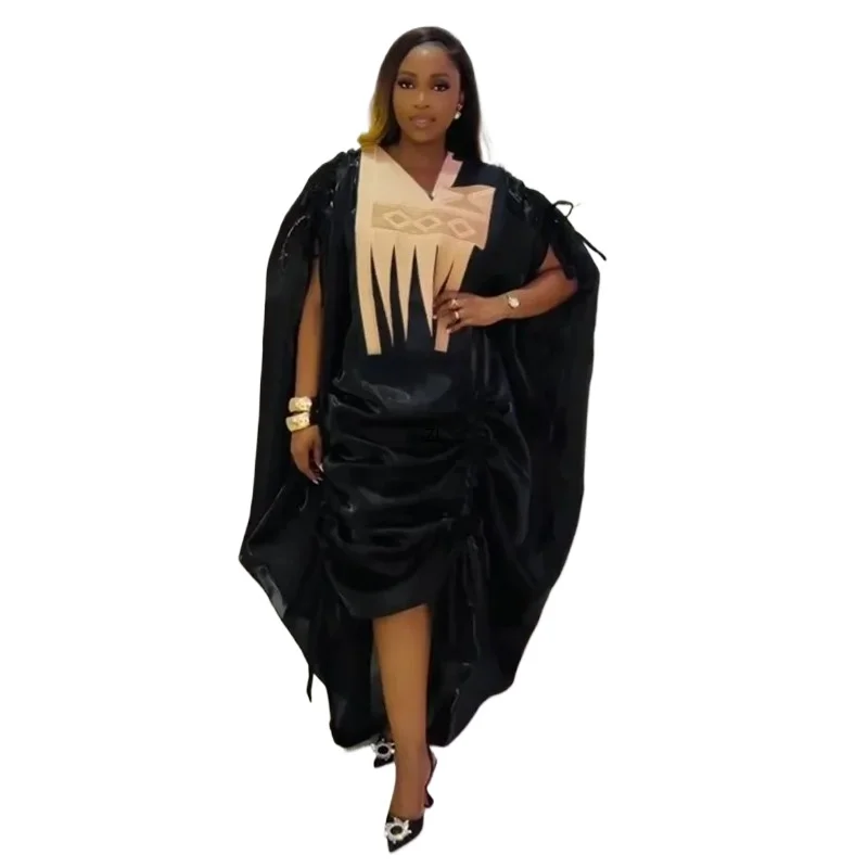 

2 PCS Sets African Clothes for Women Dashiki Ankara Outfits Gown Plus Size Wedding Party Dresses Kaftan Boubou Robe Outfits