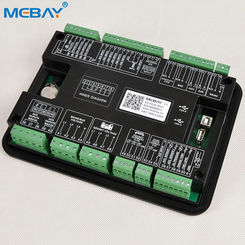 DC102D Original Diesel Generator Parallel Grid Connection Controller Module Control Panel