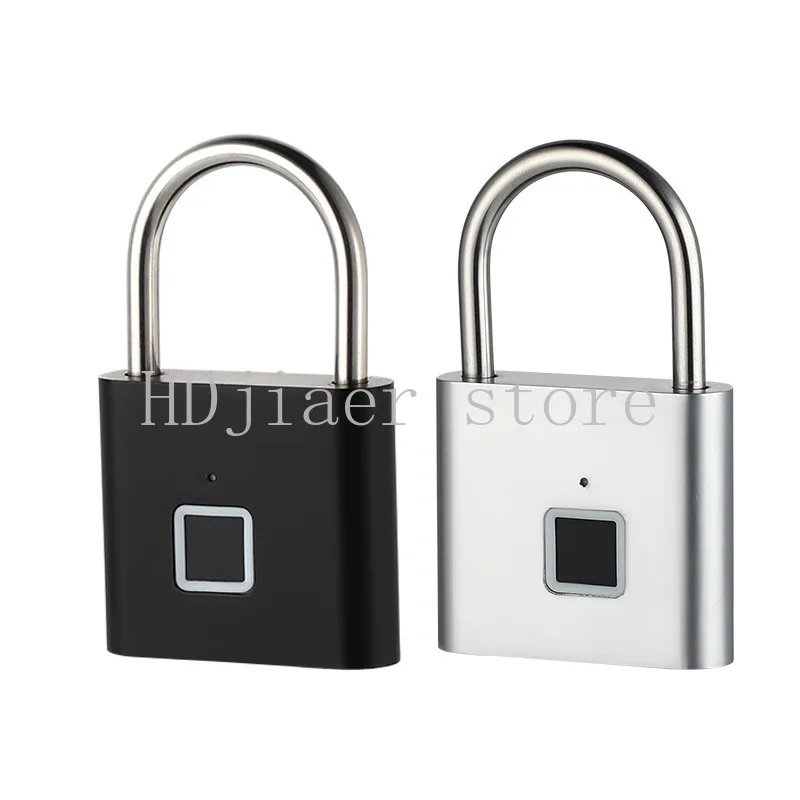 Smart Fingerprint Padlock, Large Size, Waterproof and Rustproof, Comprehensive Protection for Warehouse and Dormitory Gates