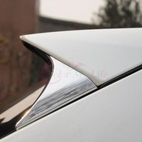 Side Rear Window Spoiler Chrome Cover Trim Triangle for Nissan Qashqai J11 2015 2016 2017 2018 2019 2020 2021