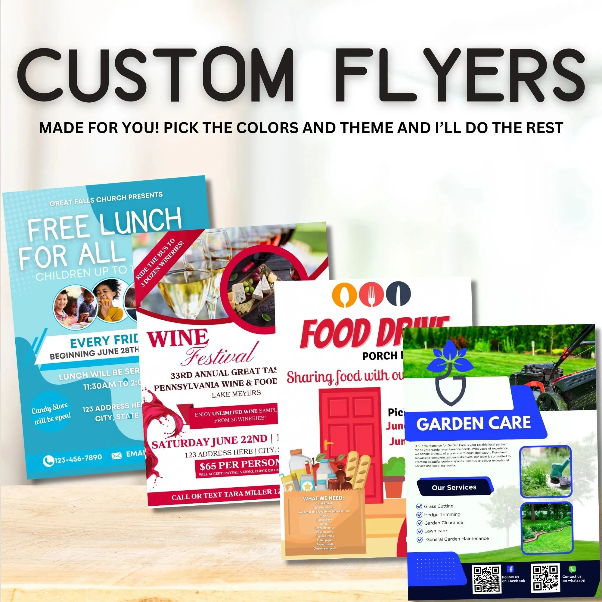 

100PCS Customized Flyers Free Design Paper Printing Service A4 A5 A6 Size Business Marketing Advertising Flyer For Business