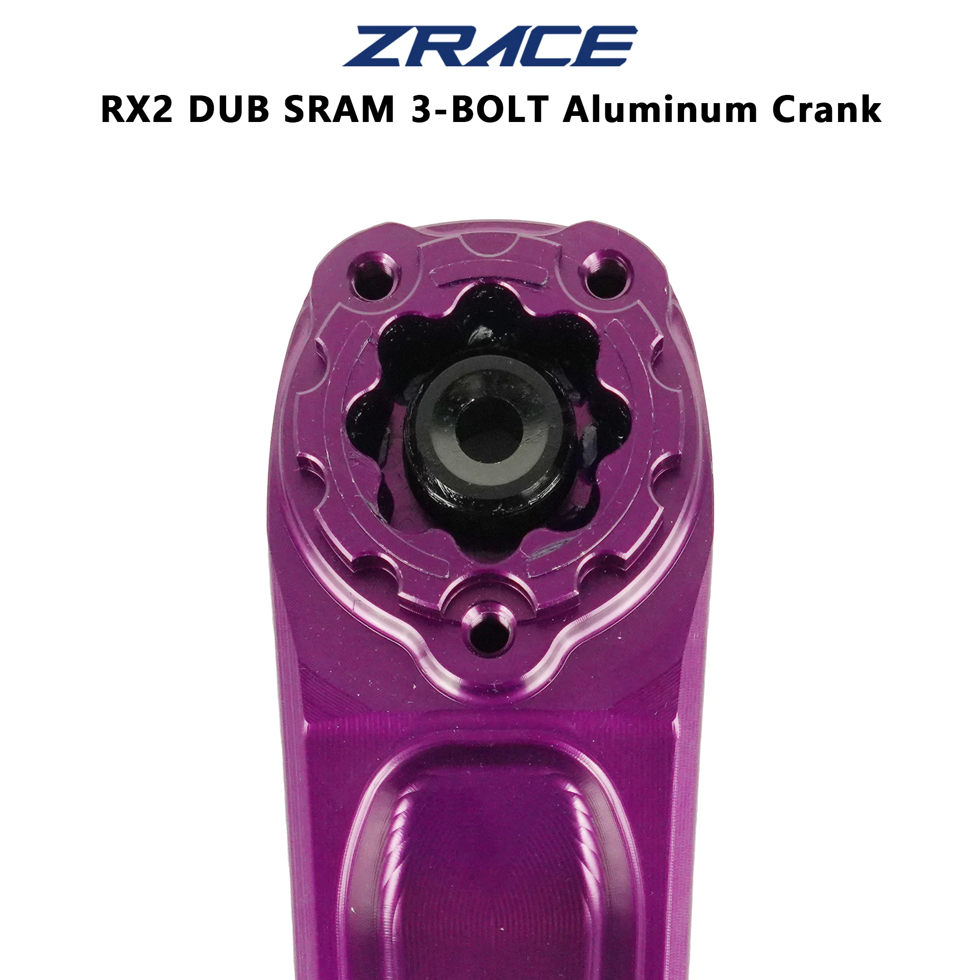 Mecanizado CNC de alta precisión con manivela ZRACE RX2 Road/GRAVEL, husillo de alta resistencia de 29 mm, interfaz de 3 tornillos 165/170