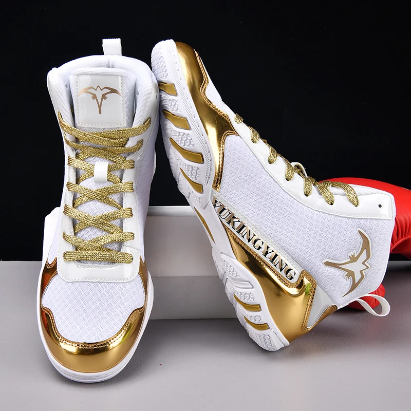 Новинка 2023 года, роскошные мужские и женские борцовские ботинки, спортивные боксерские боевые ботинки для соревнований, удобная тренировочная обувь для дыхания в тренажерном зале Новинка 2023 года, роскошные мужские и женские борцовские ботинки, спортивные боксерские боевые ботинки для соревнований, удобная тренировочная обувь для дыхания в тренажерном зале