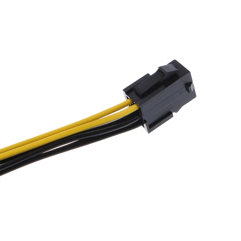PCI for Express PCI-E 6-Pin Female To 8-Pin Male Video Card Power Adapter Cable 18cm/7.08in