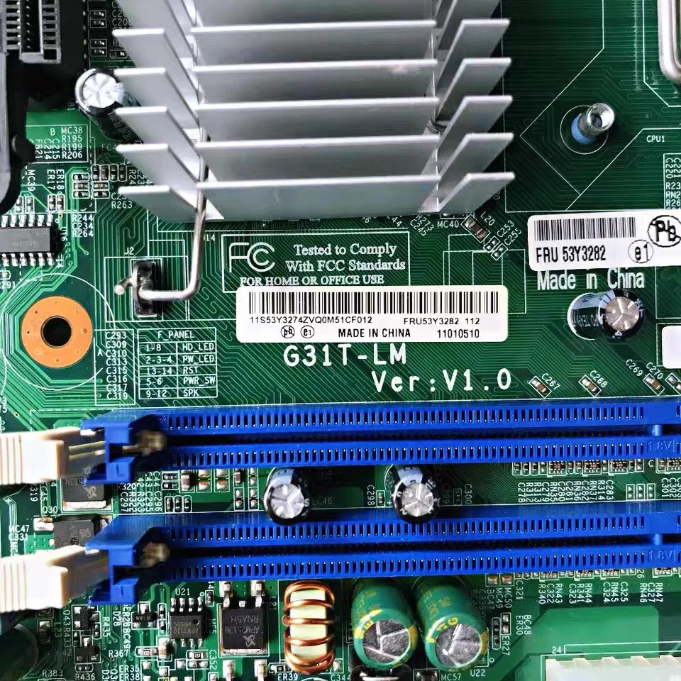 For Lenovo G31 main board G31T-LM V1.0 775-pin DDR2 Yangtian T2900V Qitian M6900 100% test