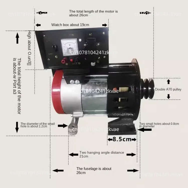 3KW 5KW 8KW Generator Frequency 50HZ  220V High Power Small Generator