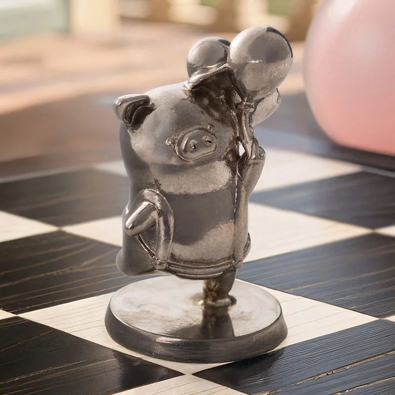 TOYZERO LuLu Rich Pig Action Chess Piece Series Anime Action Figure Guess Bag Ornament Figurines Desktop Dolls Model Gift