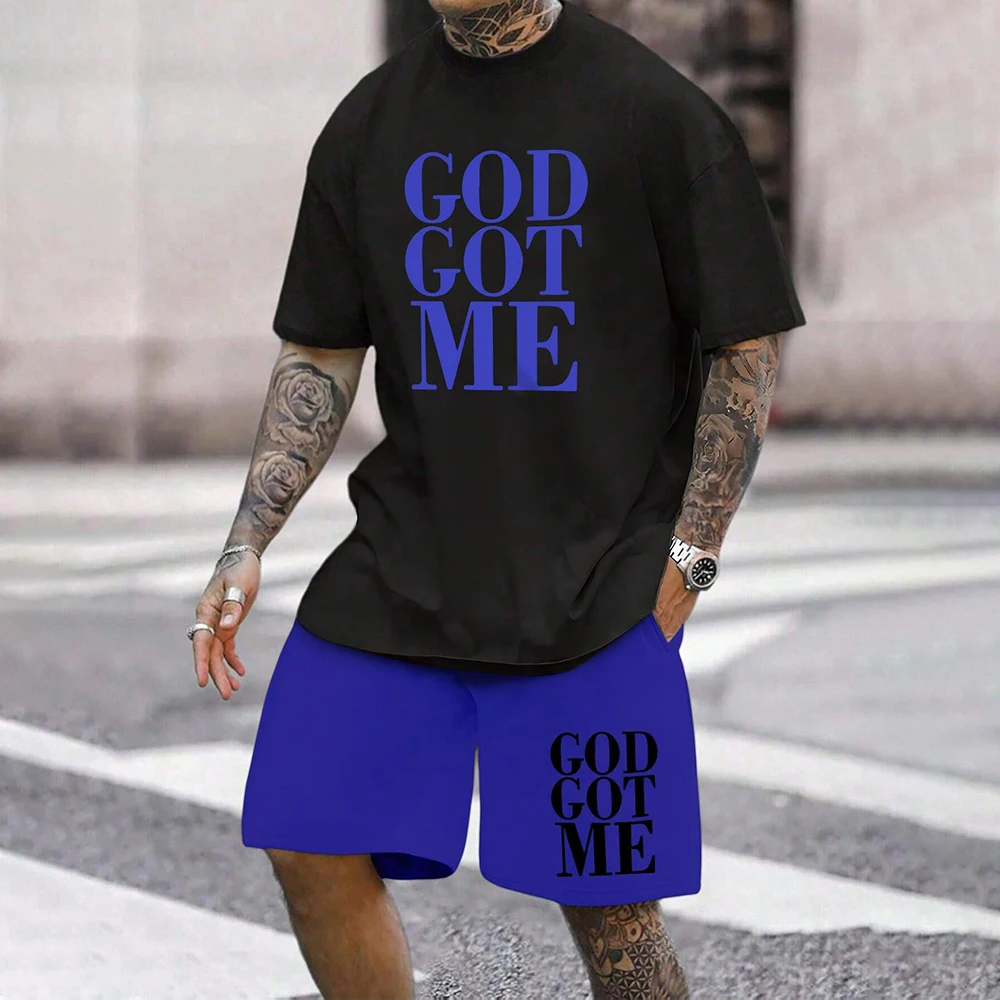 Casual T-Shirt Voor Heren Set Nieuwe 2-delige Sportkleding Set Met 3d Bedrukte Strandtops Modieuze Streetwear-Outfits In Hawaiiaanse Stijl