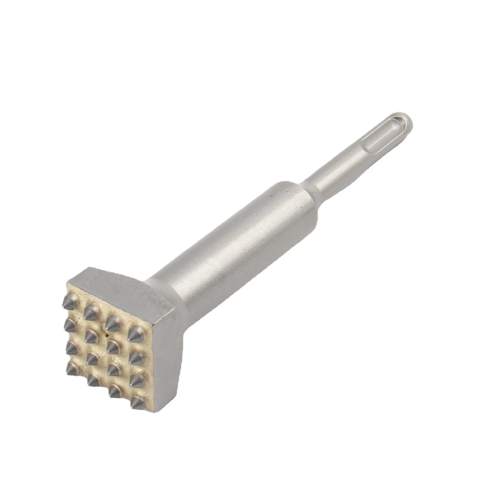 16-tooth multi-purpose hammer with concrete alloy head, for wall chipping and tile bonding surface roughening