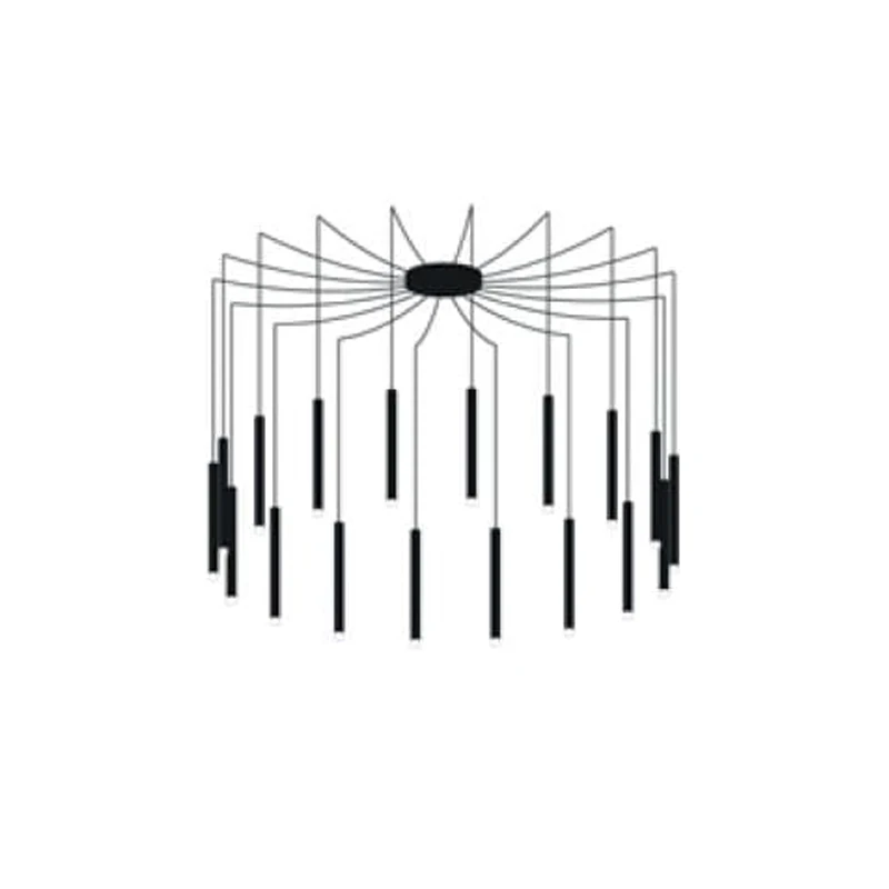 LED Long Pendentif Designer Style nordique Suspendu Escalier Suspension Villa Salle à manger Salon Lustre Éclairage intérieur