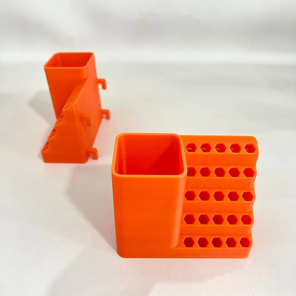 2025 New 20/25/50/100Holes Screwdriver Bit Storage Tool Plastic Save Space Hexagonal Screwdriver Storage Rack