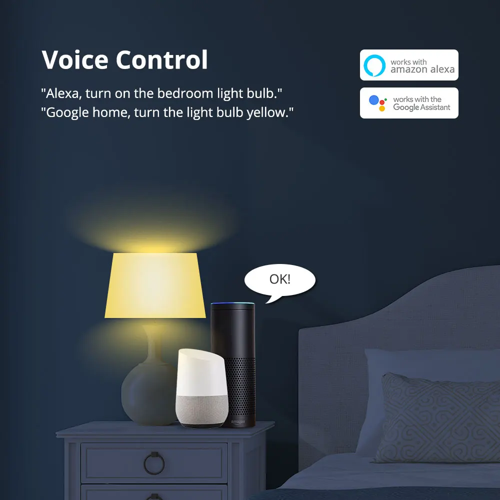 Zemismart Tuya WiFi LED Bulb MR16 12V Alexa Google Home Smart Life APP Remote Control RGBCW 5W  Spotlighting Dimmer Lamp