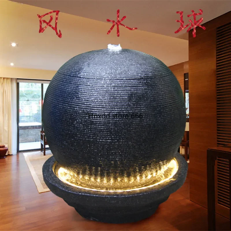 Feng Shui Ball Flowing Water Fountain Water Feature Ornament Ornament
