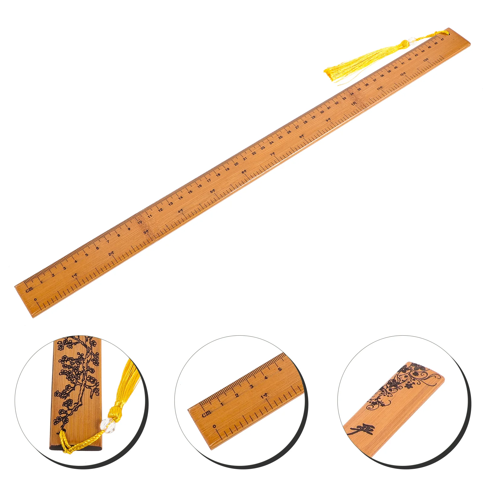 Lettering Ruler Handle Foldable Scale Meter Stick Folding Straight Rulers Measuring Household Office