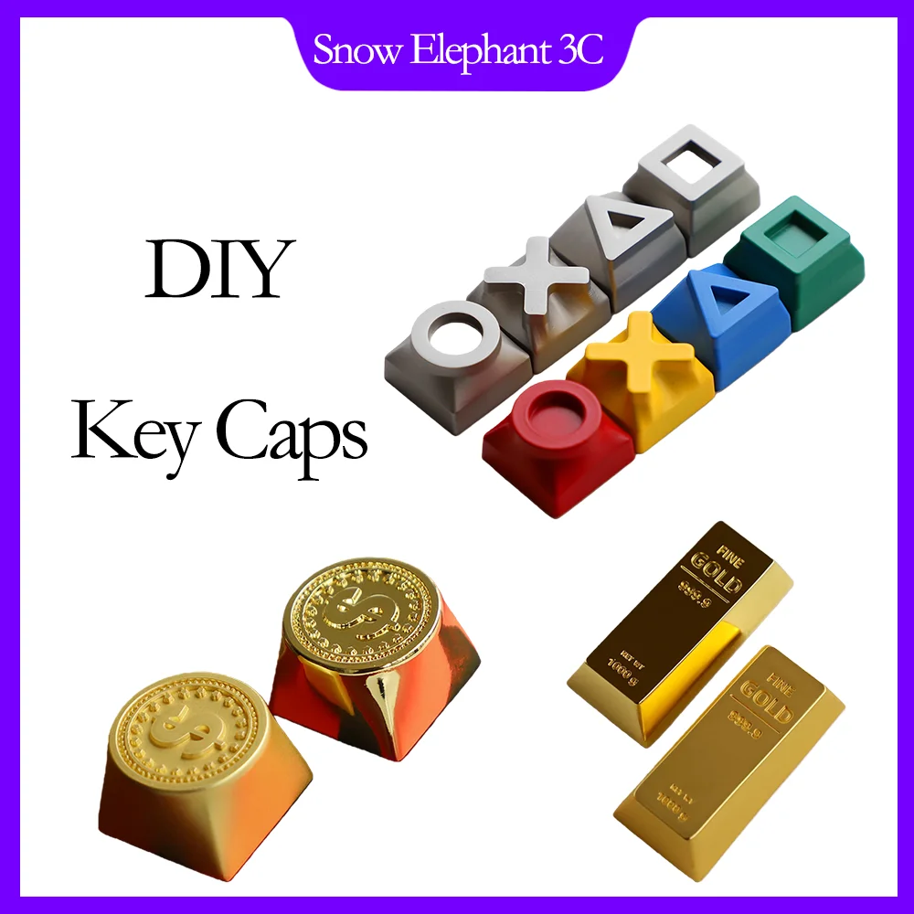 Zinc Alloy keycaps Handmade CNC Crafts Mechanical keyboard ESC