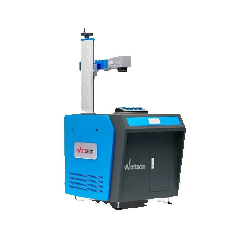 

Wattsan FL ST 30W Fiber Engraving RAYCUS Source 50W UV Laser Marking Hine For Metal Supports DXF PLT Graphi