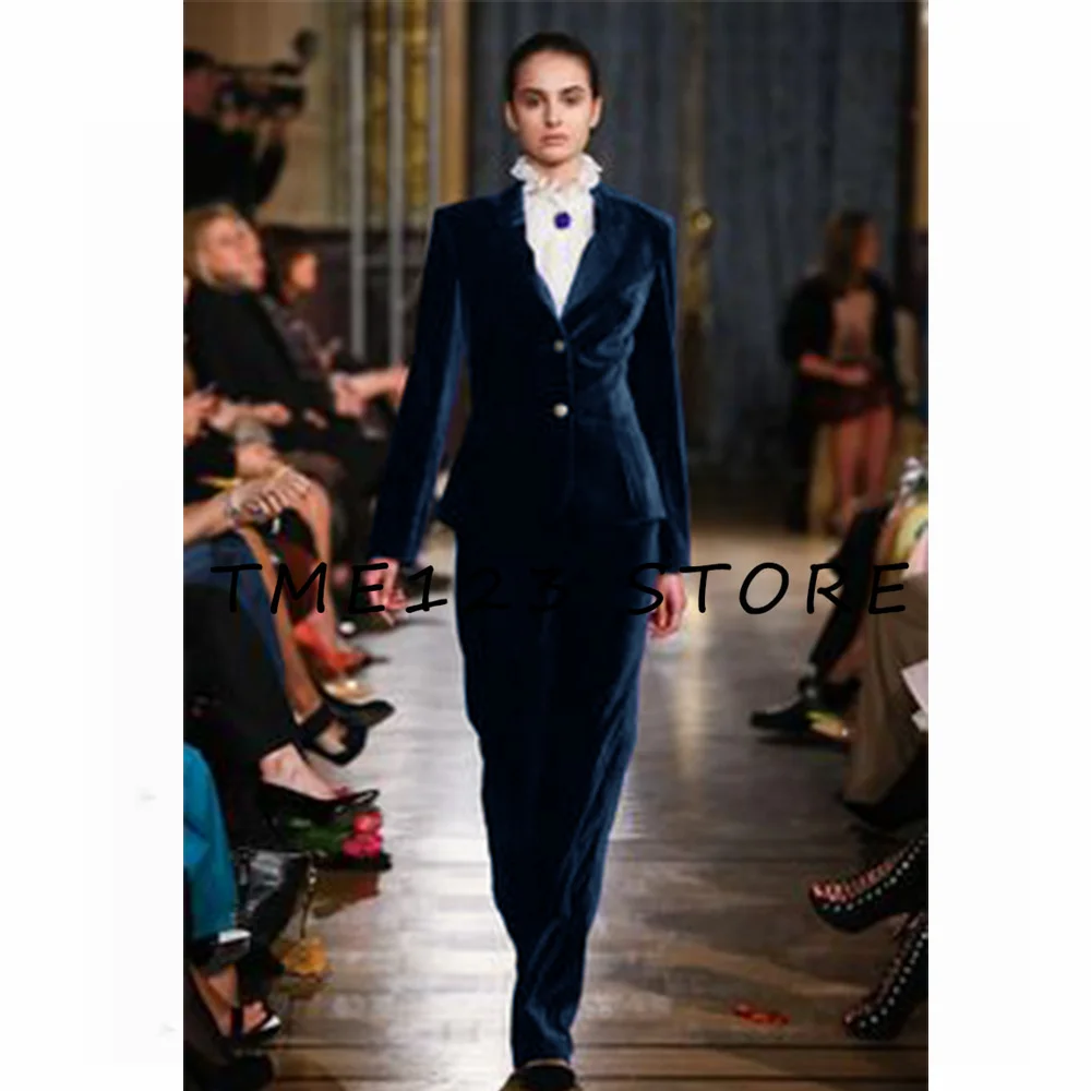 New Three Piece Set Woman 3 Pieces Chic and Elegant New Velvet Two-piece Suit Solid Color Single-breasted Elegant Luxury Suit