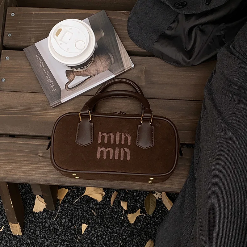 

Матовая большая сумка на осень-зиму 202, женская винтажная сумка с верхней ручкой, сумка через плечо «день-ночь», повседневная сумка-слинг