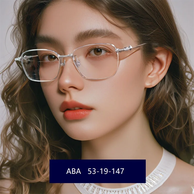 

ELECCION Korean Luxury Brand Eyeglass Frames Women Men Vintage Titanium Square Glasses Frame Men Prescription Spectacles ABA