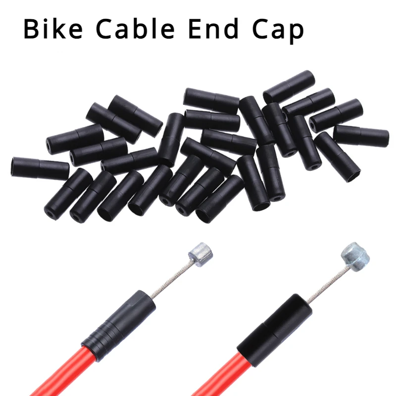 50/100pcs Bike Cable End Cap Housing 4/5mm Cycling Cable Crimps Shift Wire Tip Cap Outer Brake Derailleur Dustproof Tip Cover