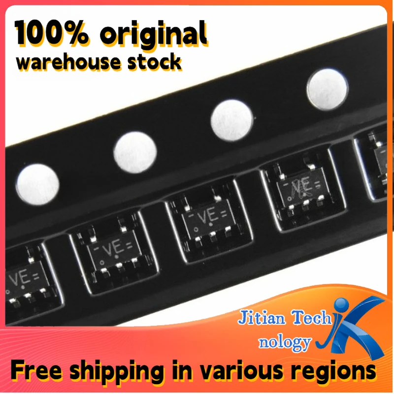 20PCS 100% brand new 74LVC1G08GW SOT353 logo VE High-Quality Electronic Component