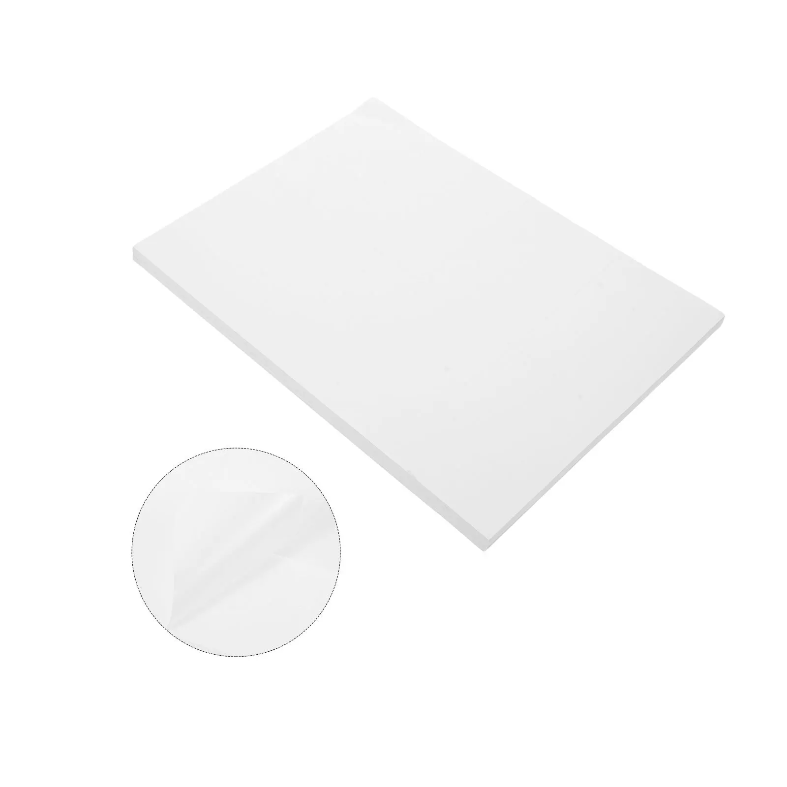 

50Pcs Printable Label Paper for Printer Matte Self Adhesive Sticker Removable Price Tags Organization Office Storage