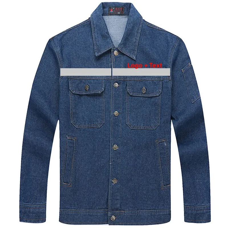 

Утепленный джинсовый рабочий костюм для мужчин (осень-зима): защитная одежда для сварщиков, износостойкая, из чистого хлопка