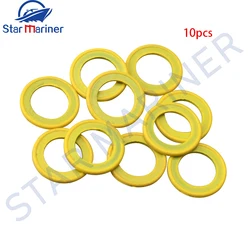 10 Pieces/Set 26-830749 Drainage Spiral Washer For Mercruiser Sierra Drain 26-8M0204693 3.0L 4.3L 4.5L 5.2L 5.6L  Ship Parts