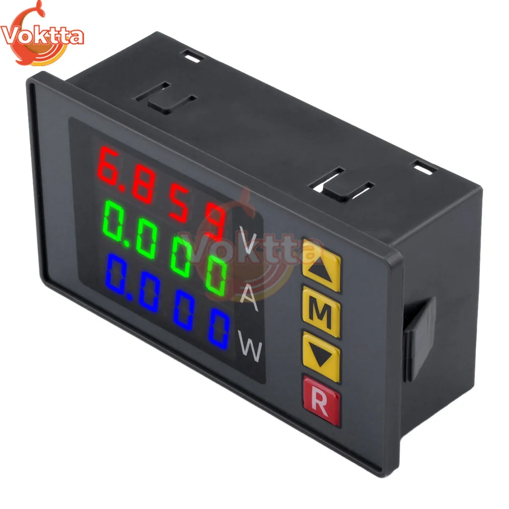 BM730 Digital Voltmeter Ammeter Wattmeter DC0-100V 10A 1000W Voltage Current Detector Tester Energy Meter Power Meter Monitor