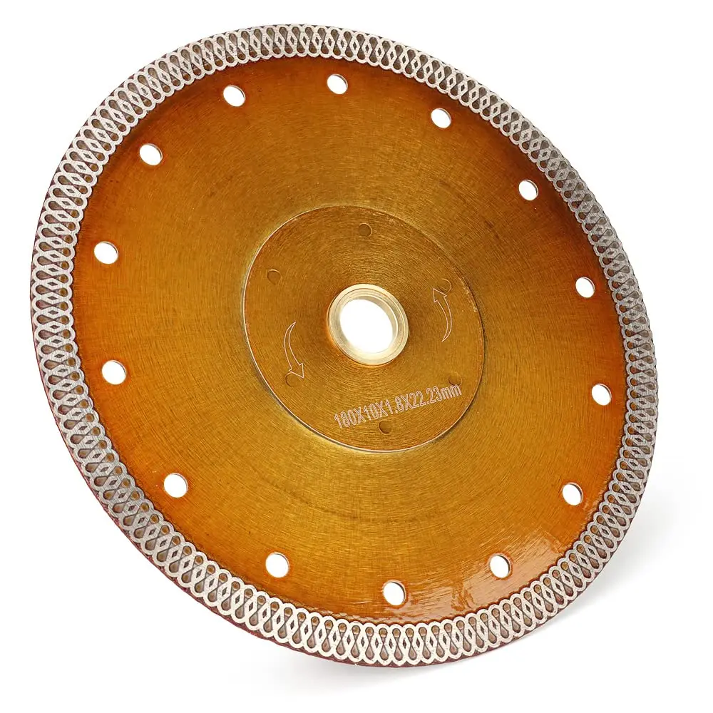 

7” 180mm Hot Pressed Diamond Saw Blade for Angle Grinder Porcelain Tile Ceramic Granite Marble Cutting Tool