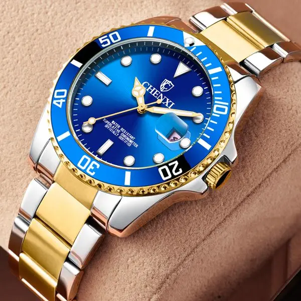 Chenxi Mannen En Vrouwen Horloge Eenvoudige Luxe Paar Horloge Waterdicht Fashion Luminous Mannen Zakelijke Horloges Dames Klok