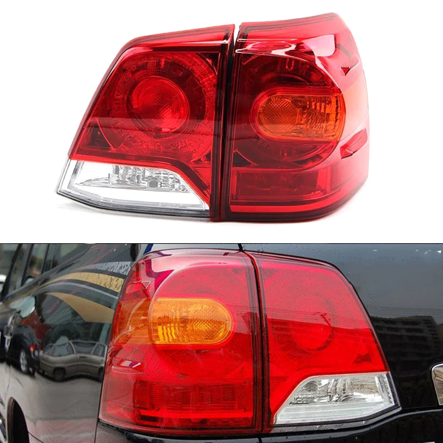 

1Pc Car Rear Lamp Tail Light Taillight Tail Lamp Half Assembly For Toyoya Land Crusier 2008-2011 Warning Light Turn Signal