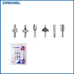 Dremel 692 6-Piece Router Bit Set 612/615/617/618/650/654 Work With DREMEL Electric Grinders For Trimming Carving Slotting