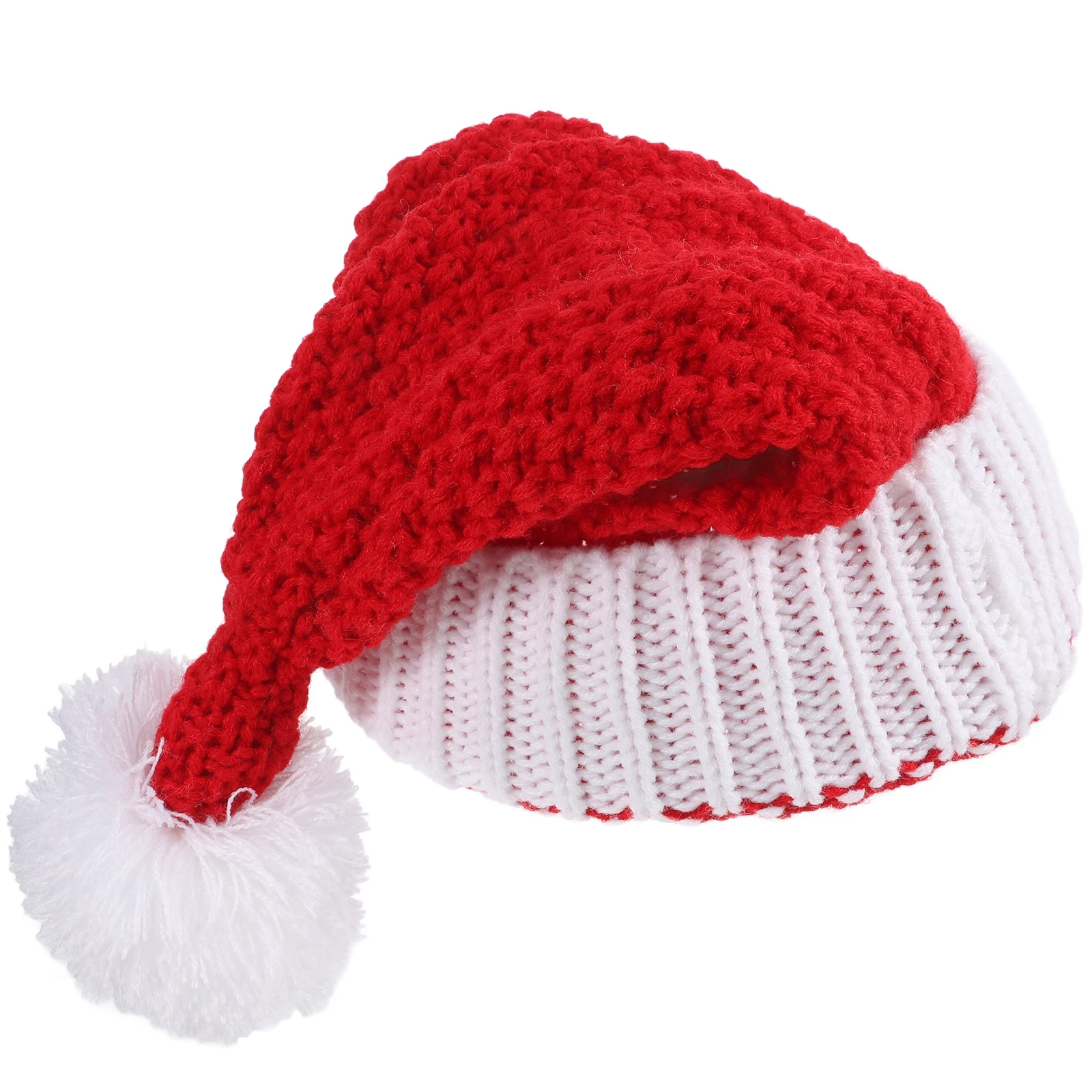 

Santa Claus Warm Knitted Cap Knitted Beanies Winter Outdoor Warm Hat Hats Beanie Cozy Women Hat Christmas Style